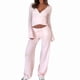 thumbnail image 1 of Top de Pilates para Mujer, Top de Yoga, Top de Ballet con Cuello en V, Larga, para Entrenamiento, Balletcore, Chica Limpia. Rosa L, 1 of 9