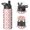 Black, variant on Christmas 18 oz Insulated Stainless Steel Water Bottle with Straw & Cleaning Brush , Leakproof, BPA-Free, 304 Stainless Steel, Wide Mouth, Travel Mug for Car, Gym, Office