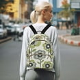thumbnail image 7 of FORMRS Mini Backpack Purse for Women Travel Daypack Casual Shoulder Bag, Retro Flower, 7 of 7
