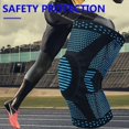 thumbnail image 2 of ShenMo Anti-collision Compression Leg Guards Basketball Running Fitness Squat Protective Gear1pcs-black&grey, 2 of 5