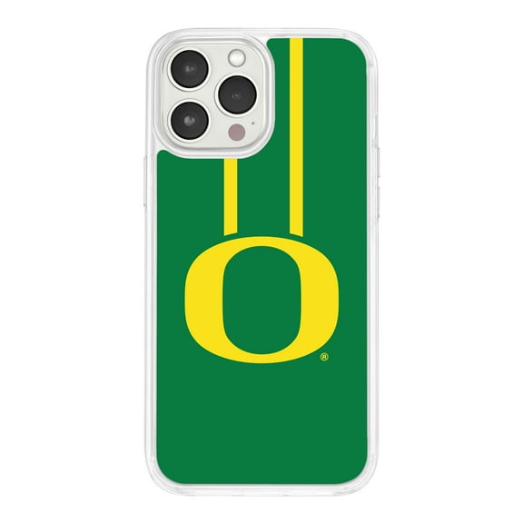 Oregon Ducks HD Phone Case Compatible with MagSafe Apple iPhone 16 (Stripe) by Affinity Bands