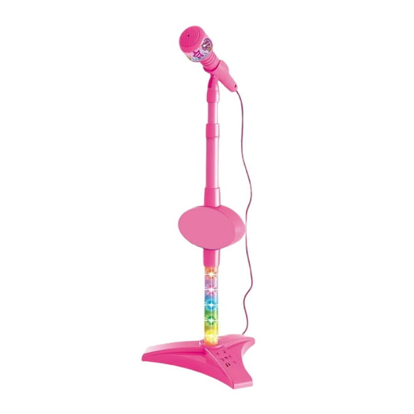 Hearth & Gear The Microphone Playset Kids Star Microphone With Stand Karaoke Star Micrófono Para Niños Children’s With Flashing Stage Lights For Boys Girls for Toddlers 3-4 Farm Books for Preschoolers
