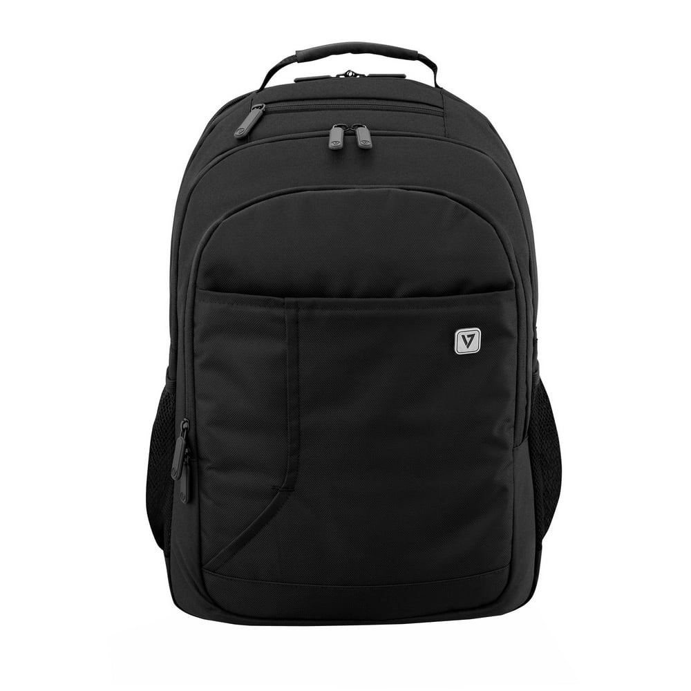 V7 16"/17" Professional Laptop Backpack, Black