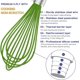 thumbnail image 4 of Batidor de silicona, paquete de 1/2/3 Batidores profesionales para cocinar sin rayar, batidor de acero inoxidable y silicona, batidor de goma de plástico para utensilios de cocina antiadherentes,, 4 of 7