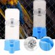 thumbnail image 2 of 2 piezas dispensador de agua bebedero para pájaros accesorios para jaula de pájaros comedero para pájaros contenedor de agua de plástico, 2 of 6