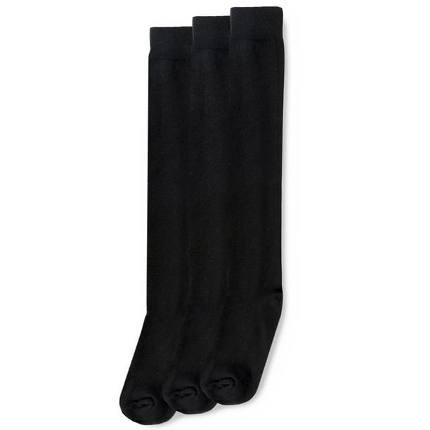 Hue HUE Womens Flat Knit Knee High Socks 3Pack Style21135 Walmart