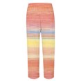 thumbnail image 4 of SAHFX Women's Cropped Summer Pants Gradient Pants With Pockets Summer Capris Pants Tapered Pant Pull-On Pants Ankle Pants Loose Fit Trousers High Waisted Pant Breathable Linen Pant Long Pant, 4 of 7