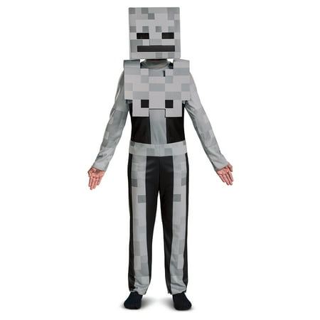 Minecraft Boys Classic Skeleton Halloween Costume
