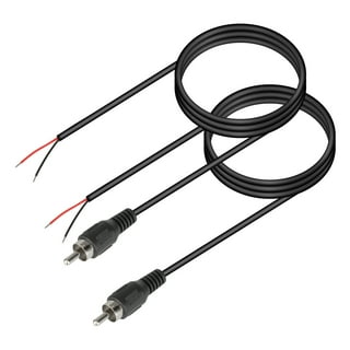 CableDirect – 15ft RCA/phono cable, 2 × 2 plugs, stereo audio cable,  practically break-proof & flawless sound quality (coaxial cable