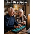 thumbnail image 2 of Wired Keyboard & Mouse Combo, 4X Large Print RGB Backlit Keys with Palm Rest, Ergonomic USB Plug & Play Set for Seniors Students PC Laptop Mac Home Office, 2 of 9