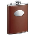 thumbnail image 1 of Flacon de 8oz en Cuir Brun Bobcat, 1 of 1