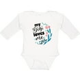 thumbnail image 3 of Inktastic My Gigi Loves Me Girls Girls Long Sleeve Baby Bodysuit, 3 of 5
