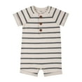 thumbnail image 3 of Modern Moments By Gerber Baby Boy Henley T-Shirt, Short & Romper, 3-Piece Outfit Set, (0/3 Months - 24 Months), 3 of 9