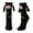 A, variant on Creative Socks Holding Hands Socks Santa Print Socks Hand In Hand Magnetic Christmas Socks Long Socks