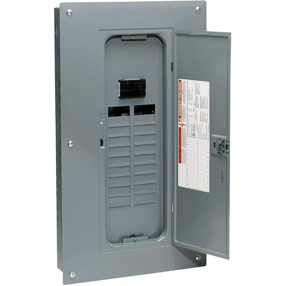 Square D by Schneider Electric HOM20M100C Homeline 100 Amp 20-Space 20-Circuit Indoor Main Breaker Load Center with Cover