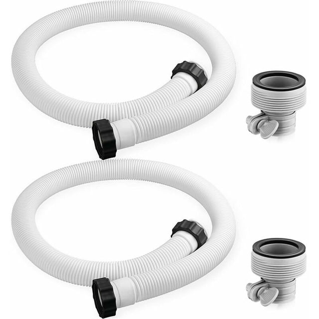 Para adaptador de manguera de piscina Intex, manguera de repuesto, manguera de piscina, accesorios de manguera de bomba de filtro (2 uds)