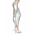 thumbnail image 6 of Music Legs Women's Women's Metallic Leggings 35110-RED, 6 of 6