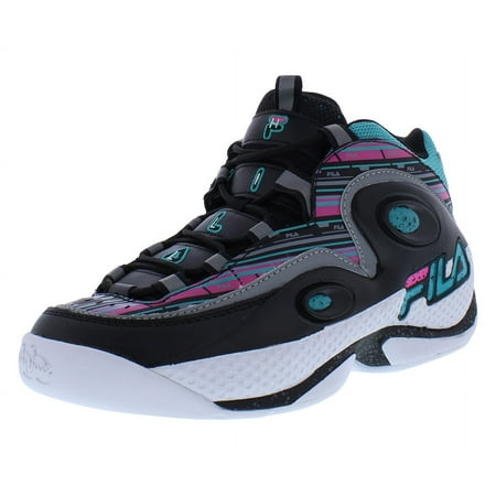 Fila Grant Hill 3 Unisex Shoes Size 7.5, Color: Black/Pink/Teal Blue