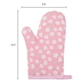 thumbnail image 6 of Unique Bargains Soft Heat-Resistant Cotton Oven Mitts 2 Pcs Pink 10.2x5.5 Inch, 6 of 6