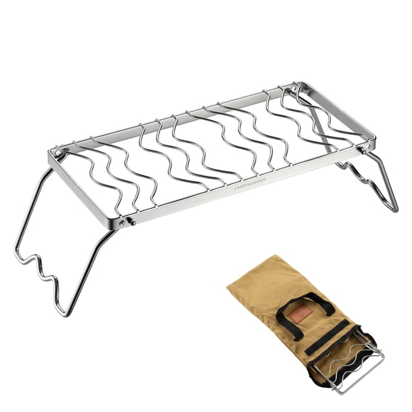 CAMPING MOON MS-1001 Support de Mini Grill, Hauteur Réglable, Support de Cuisinière, Sac de Rangement Inclus, 160