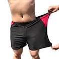 thumbnail image 3 of Xysaqa Shorts de Bain Légers et Extensibles pour Hommes, Déstockage Rouge, 3 of 3