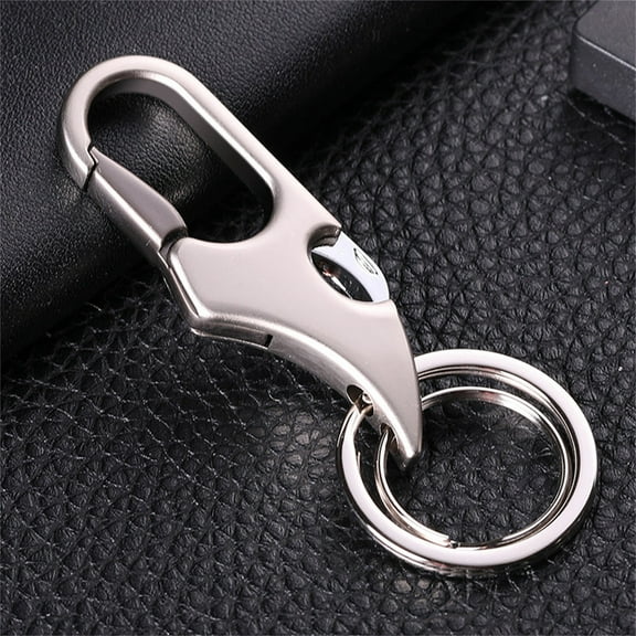 Qholemyo Multifunctional Key Ring With Beer Bottle Opener Portable Kitchen Gadgets Manual Mini Opener
