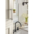 thumbnail image 2 of Amerock Farewind 5-1/16 inch (128mm) Center-to-Center Satin Nickel Cabinet Pull, 2 of 6
