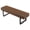 Dark Brown, variant on Xukmct Wood Dining Bench with Metal Base, 59" Modern Shoe Bench for Bedroom, Entryway, Dining Room, Brown