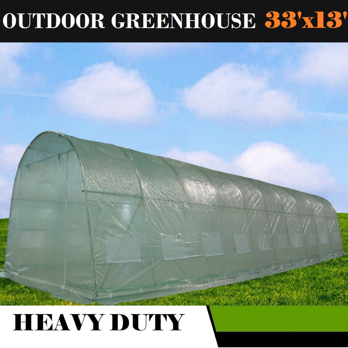 33'x13' Walk-In Greenhouse Hot House By DELTA Canopies by WPIC