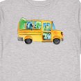 thumbnail image 4 of Inktastic Back to School Bus with Dinosaurs Boys or Girls Long Sleeve Toddler T-Shirt, 4 of 5