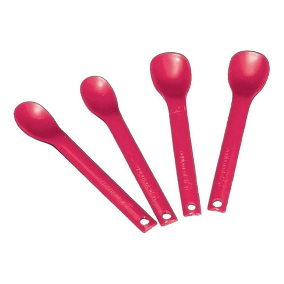 Maroon Spoons, Large - 10 Per Pack