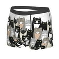 thumbnail image 2 of Naloa Colors Cats Print Mens Underwear - Boxers for Men, Classic Briefs for Men, 2 of 9
