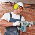 thumbnail image 2 of MEDca Hearing Protection Ear Muffs with Foldable NRR 20dB -Lime Green, 2 of 7