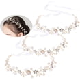 thumbnail image 1 of Diadema de novia con cuentas de cristal, accesorios para el cabello de boda de ratán floral, diadema dorada, diadema, accesorios para el cabello, accesorios para el cabello para damas, niñas, damas d JAMW Sencillez, 1 of 5