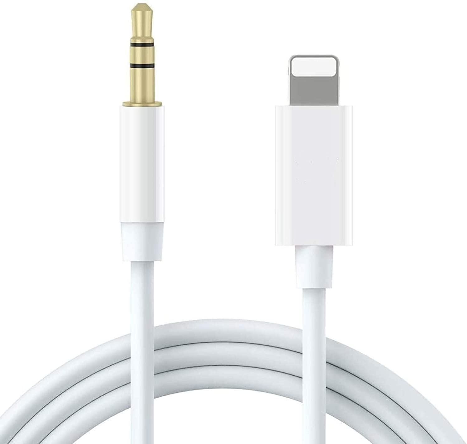 Headphone Adapter Support All iOS System Apple MFI Certified iPhone Aux to Lightning Cable, 3.3FT 3.5mm Aux Cable for iPhone 8/X/XS/11 Pro/11 Pro Max/8Plus/7/7Plus/iPad/iPod for Car Stereo,Speaker 