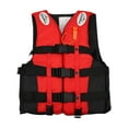 thumbnail image 1 of jinwen Gilet de Sauvetage Léger d'Entraînement à la Nage Protecteur pour Pagaie Natation Extérieure Rouge, 1 of 9