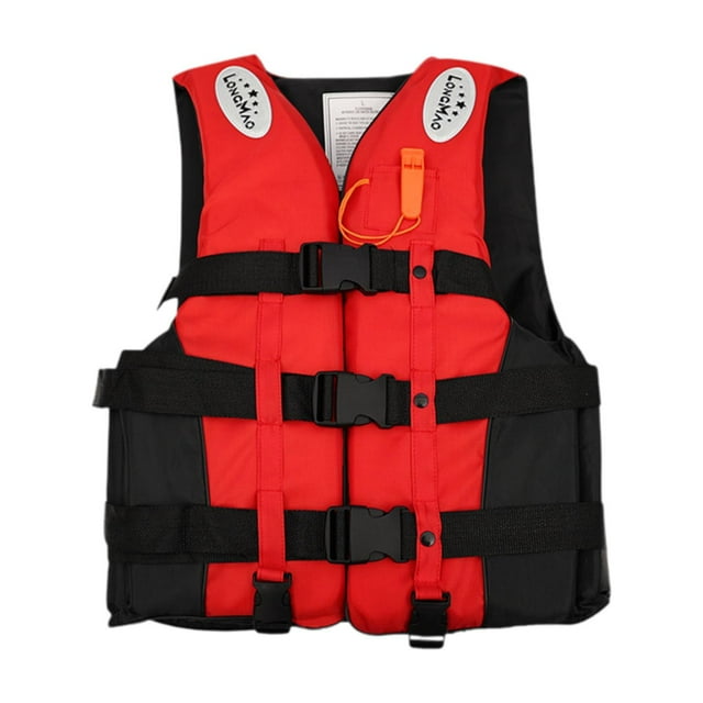 Colaxi Life Jacket Lightweight Swim Training Protective for Paddle Outdoor Swimming Red