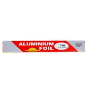 Clearance Sale Linaba Food-Grade Aluminum Foil Disposable Aluminum Foil Cooking Aluminum Foil,Non-Stick Aluminum Foil,1x Disposable Aluminum Foil 5M Sliver