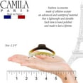 thumbnail image 2 of Camila Paris CP3222 French Hair Clip for Women, Small Narrow, Open, Girls Hair Claw Clips Jaw Fashion Durable and Styling Hair Accessories for Women, Strong Hold No Slip Grip, Made in France, 2 of 36