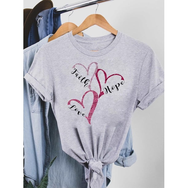 Moda manga corta amor dulce 90s tendencia Casual camisetas ropa mujer verano T ropa señoras estampado gráfico camiseta Tan Jianjun unisex