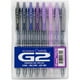thumbnail image 1 of Pilot, bolígrafos de gel G2 Premium, paquete G2 Boost Purples, The Colors of Creativity, paquete de 8, punta fina de 0,7 mm, surtidos, 1 of 7