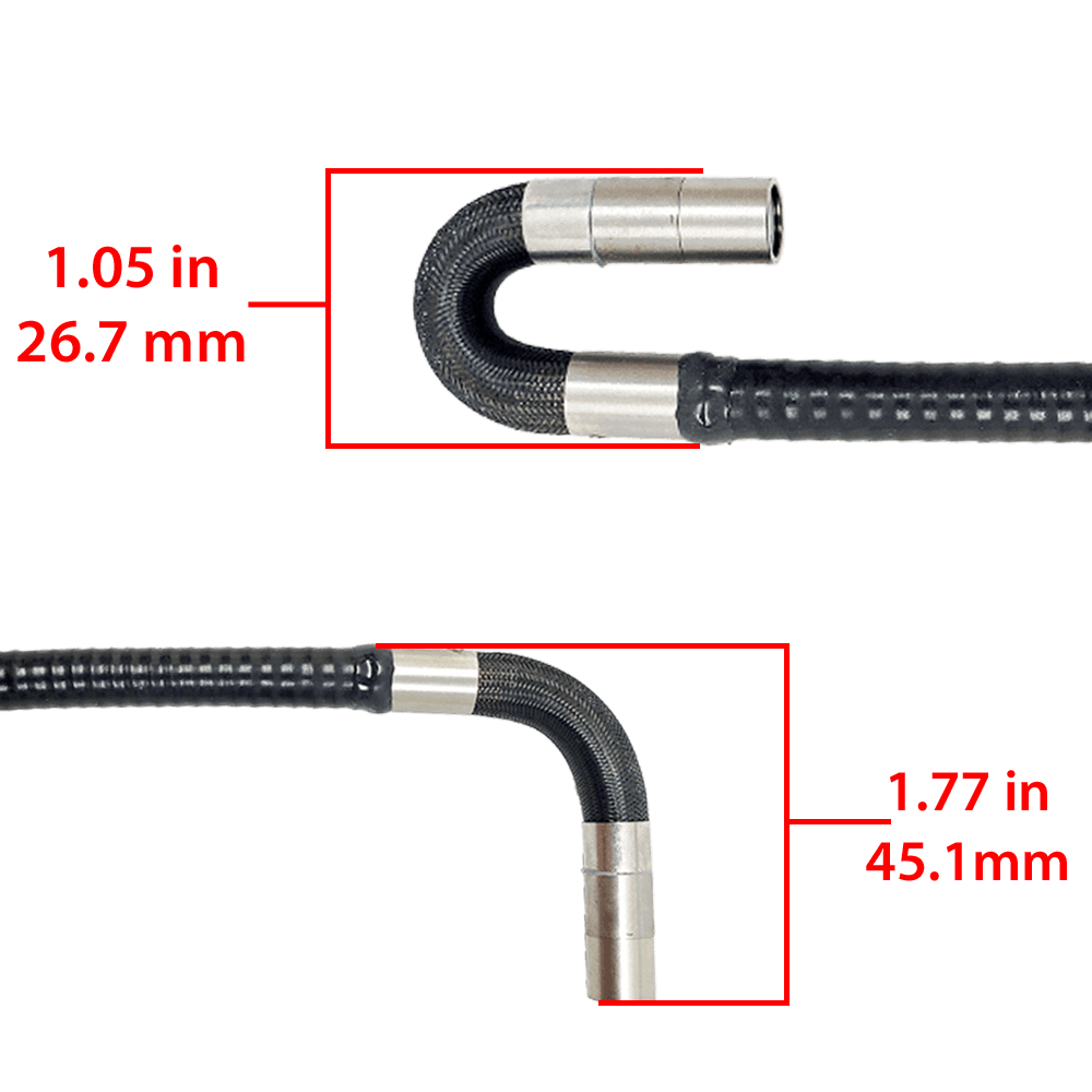 Vividia VA-850 LCD/WiFi Two-Way Articulating Borescope Videoscope Inspection Camera with 0.335"/8.5mm Diameter 3.3ft Long Probe 1920x1080 Resolution and IPS 4.5" LCD Monitor and Wireless for iOS & And