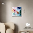 thumbnail image 5 of Art Remedy Colorful Abstracts Canvas, 20" x 20", Silver Frame, Visual Poem II, 5 of 7