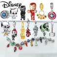 thumbnail image 2 of Abalorio de Los Vengadores de regalo de Star Wars, cuentas de plata de ley 925 adecuadas para pulsera Pandora Original de mujer, joyería DIY, 2 of 4