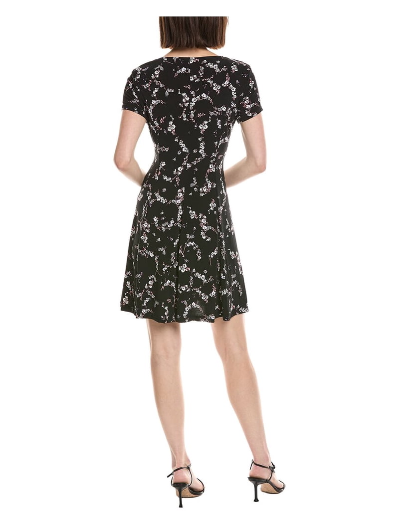 cece black dress STAUD, in Espresso Black, Size 0 Proudly made in the U.S.A. Cece Women's Princess Seam V-Neck