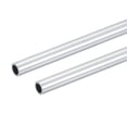 thumbnail image 1 of Tubo de aluminio Uxcell, tubo redondo de aluminio, tubo recto de metal sin costura para manualidades de bricolaje, modelo industrial, muebles 8mm x 1mm, 1 of 7