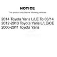 thumbnail image 2 of Transit Auto Ensemble de Sabots de Frein Arrière et de Ressorts pour Voiture Toyota Yaris K8N-100377, 2 of 11