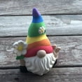 thumbnail image 3 of Garden Gnomes Statue Outdoor Decor,Gnomes Garden Decorations,Indoor gnome Figurine Woodstone Color for Home Decoration, 3 of 7