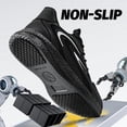thumbnail image 2 of LAoutun Non Slip Work Shoes for Men Waterproof Food Service Sneakers Lightweight Chef Shoes, 2 of 6