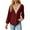 4# WINERED, variant on SHIBEVER Womens Tops sweatershirt Long Sleeve V Neck Fall knitwear Eyelet Business Casual 2024 Blouses Smocked Puff clothes BLACK